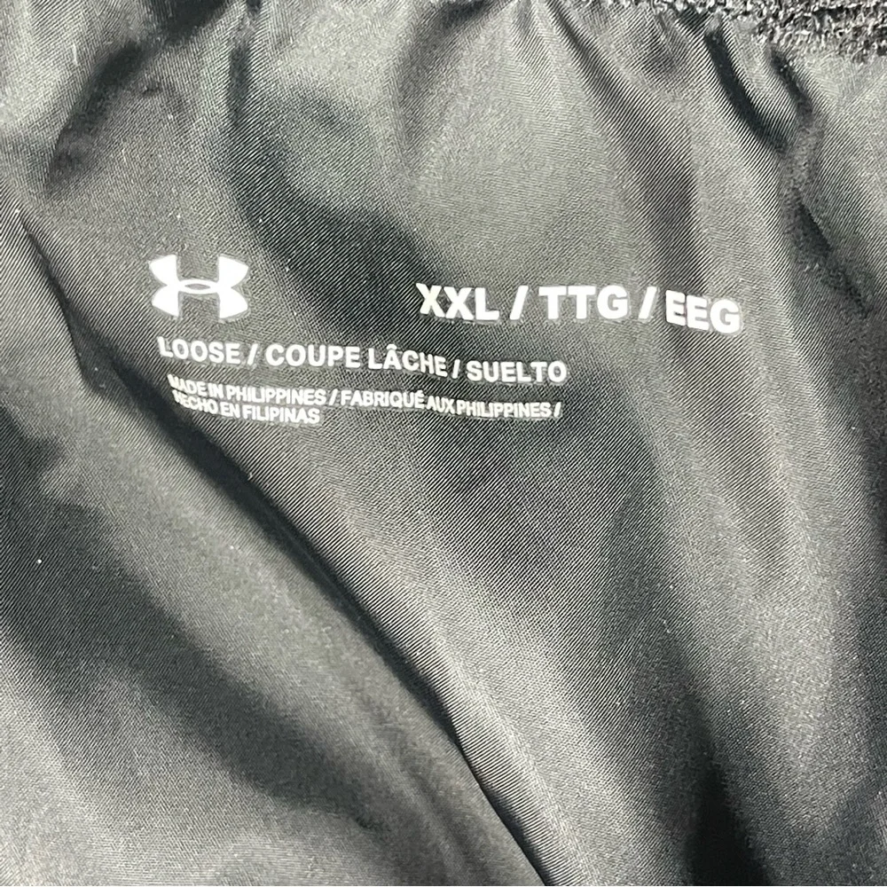 Under Armour Mens Pants XXL Black Elastic Waist Lightweight Pockets - Picture 7 of 13